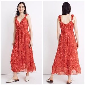 Madewell floral maxi dress